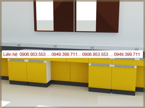 Chuyên tư vấn thiết kế Bàn thí nghiệm áp tường – Wall Bench cho phòng thí nghiệm